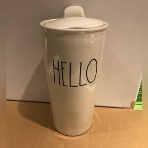 Rae Dunn Ceramic Travel Mug